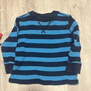 4/$30 Blue Striped Kids Shirt